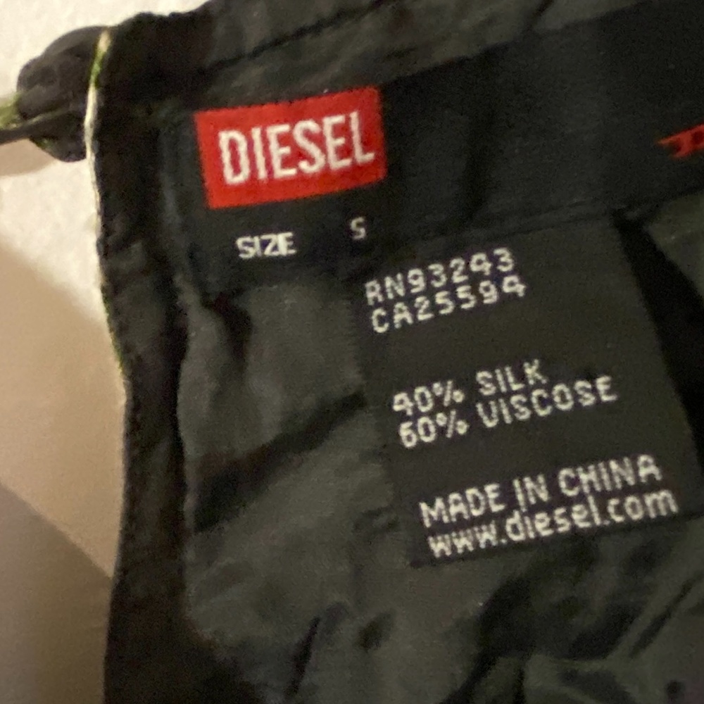 Y2K Diesel Silk Blend Top S - Picture 6 of 10